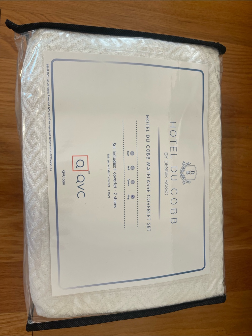 dennis basso White Hotel Du Cobb Mattress Coverlet